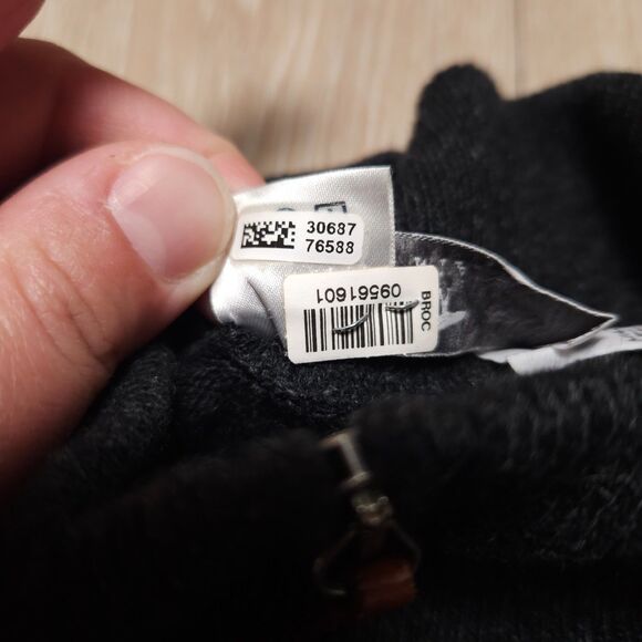 Inis Meain 1/4 Zip Pullover Sweater Mens XL Gray Cashmere Merino Wool Ireland - Picture 4 of 12